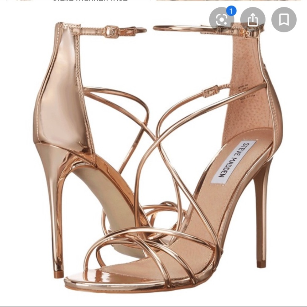 Beautiful Gold Steve Madden Heels 8.5